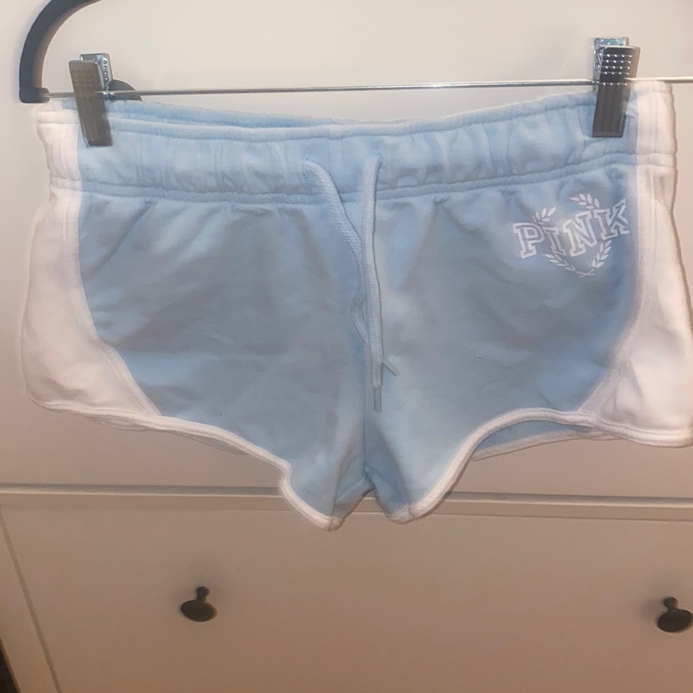 Pink blue lounge shorts